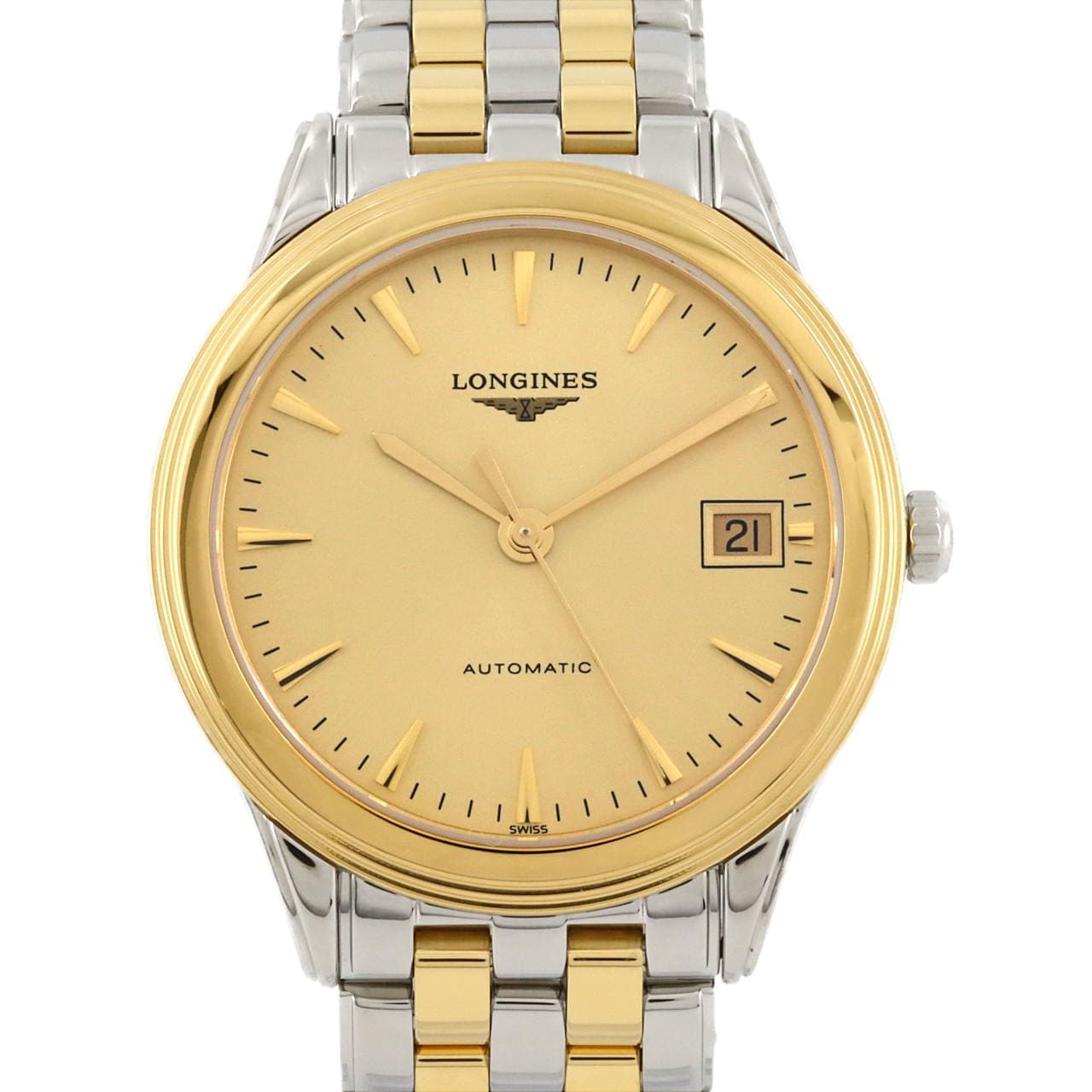 [新品] LONGINES La Gran Classic Flagship Combi L4.774.3.32.7 SSxGP自動上弦