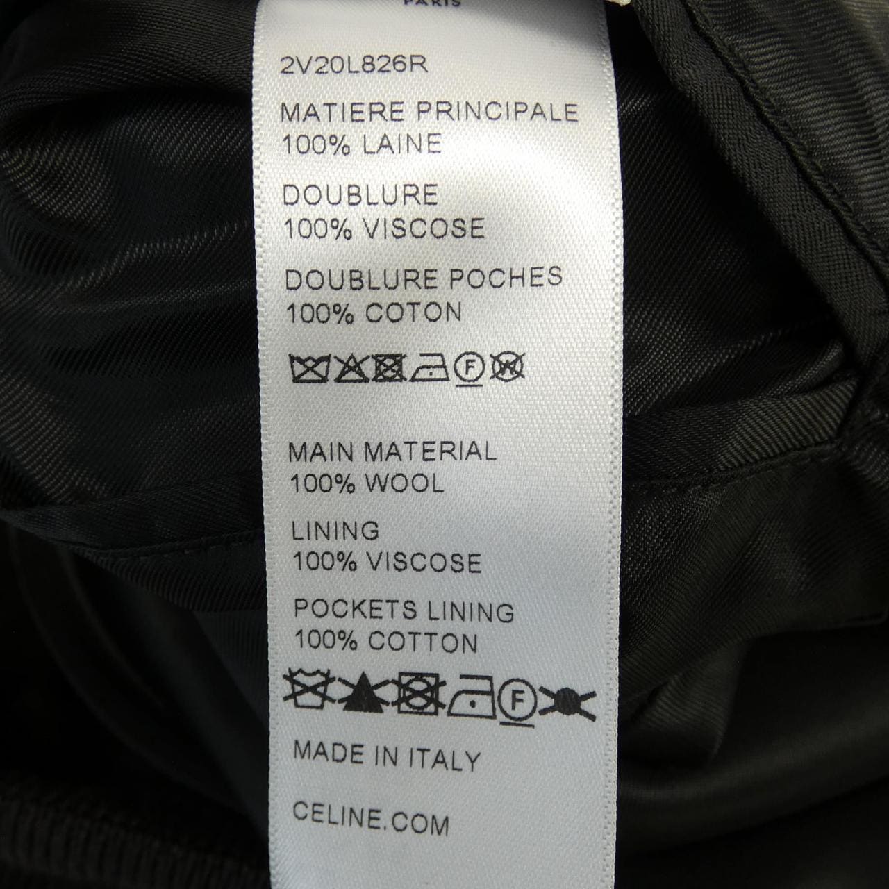 CELINE 2V20L826R 束腰外套