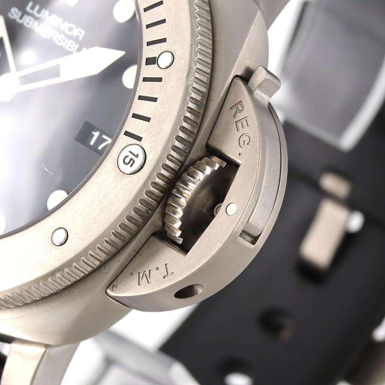 パネライ ルミノールサブマーシブル1950 3DAYSオートマティックチタニオ PAM01305 TI 自動巻