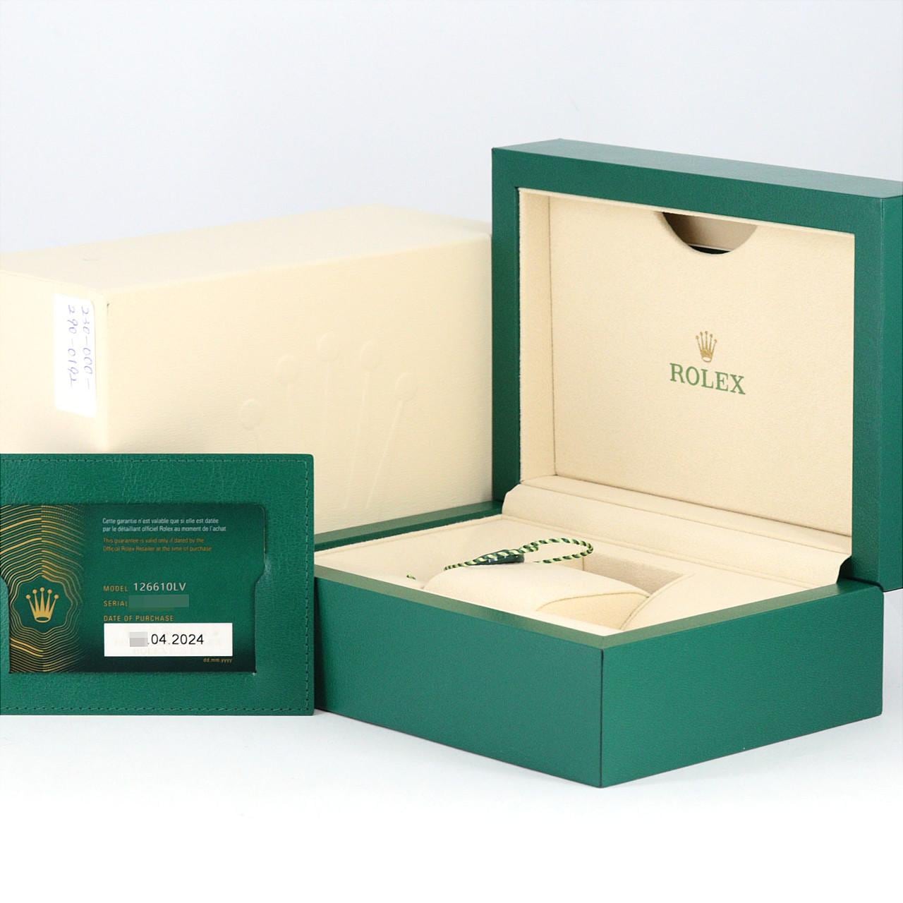 ロレックス サブマリーナーデイト 126610LV SS 自動巻 ランダム番