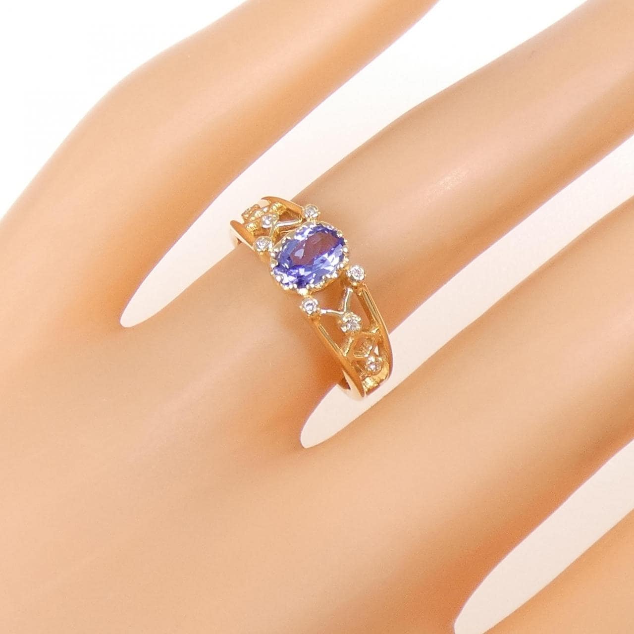 K18YG タンザナイト リング