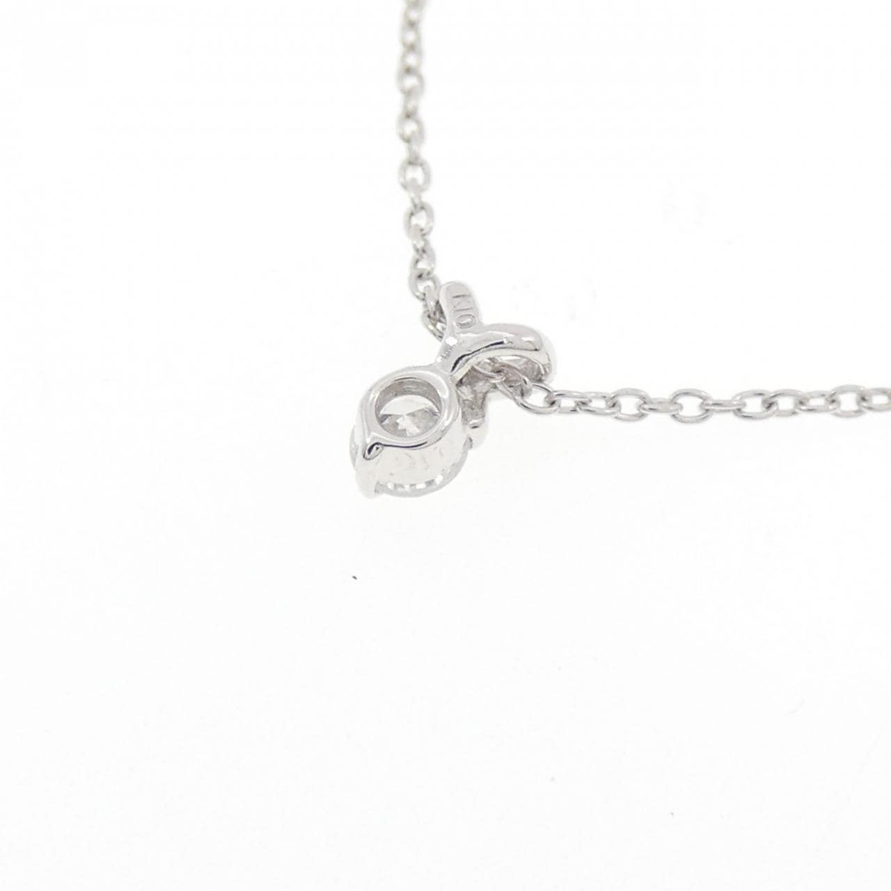 K10WG ダイヤモンド ネックレス 0.10CT