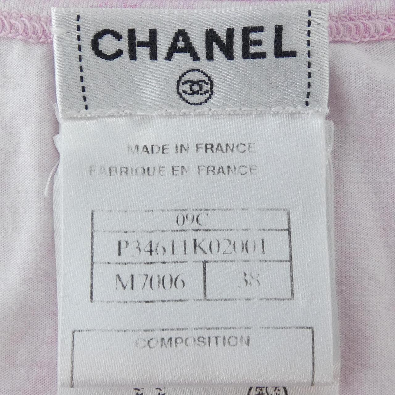 シャネル CHANEL P34611K02001 09C Tシャツ