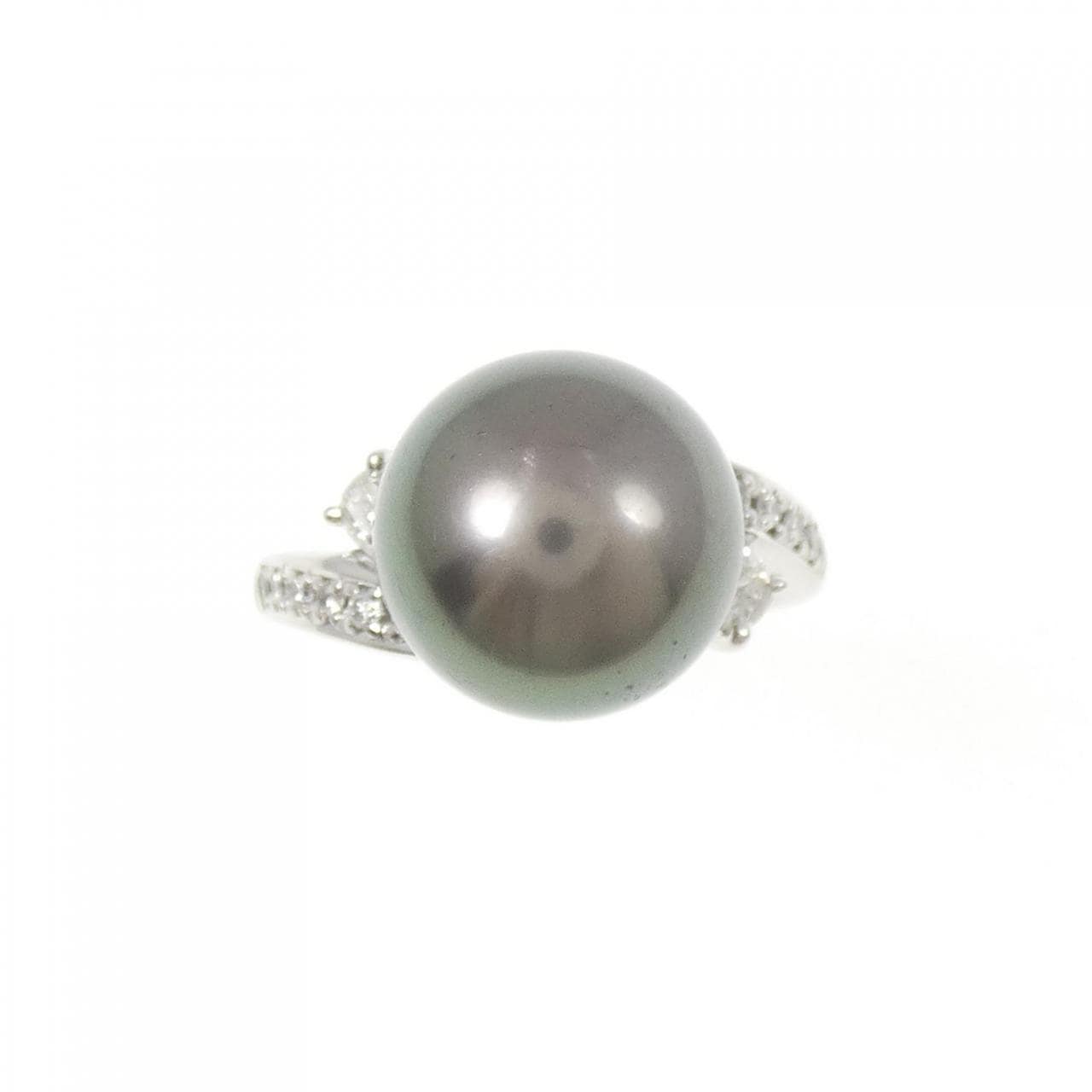 PT900 黒蝶パール リング 11.3mm