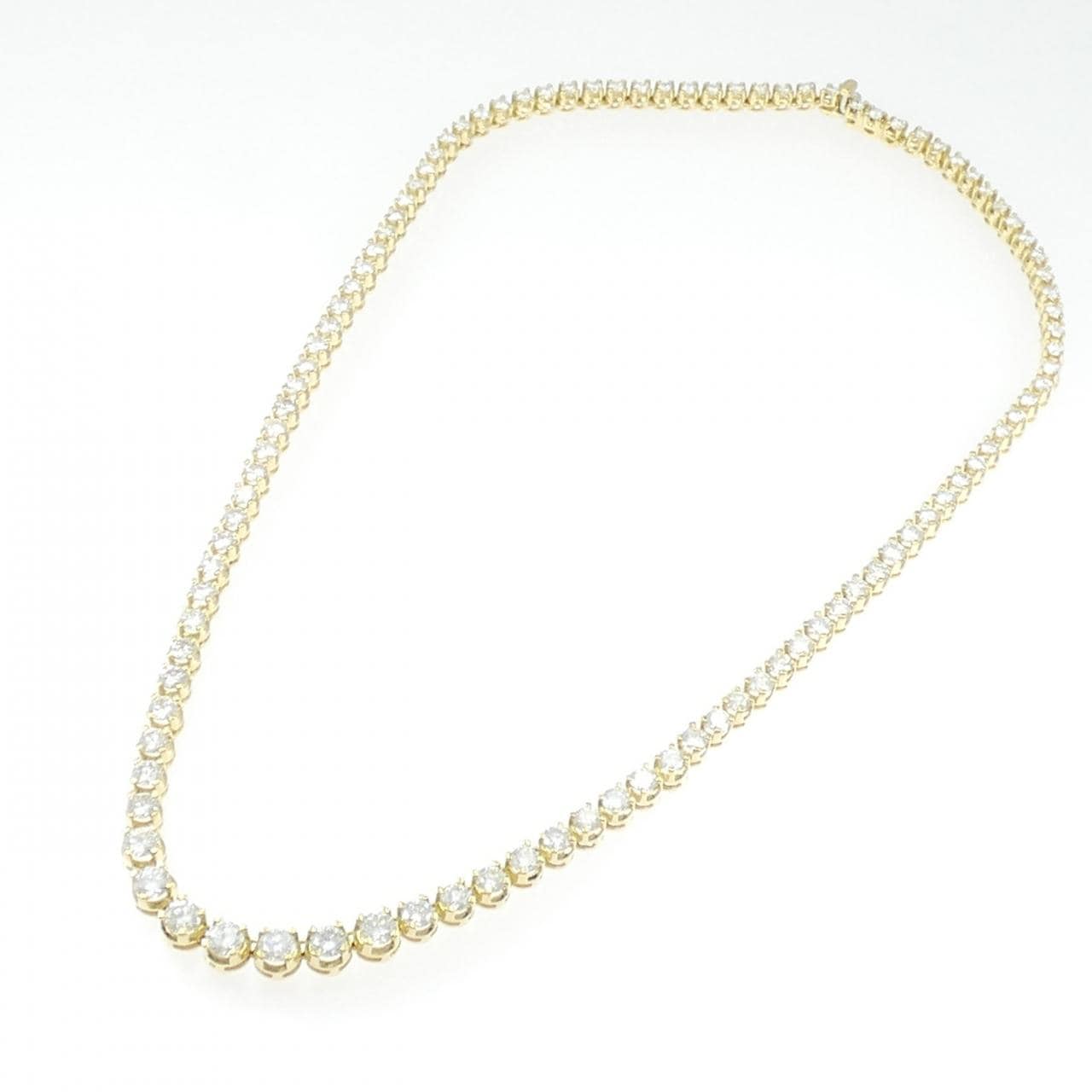750YG Diamond Necklace 10.06CT