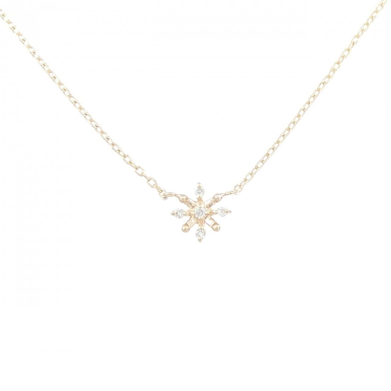 アガット ダイヤモンド ネックレス 0.03CT