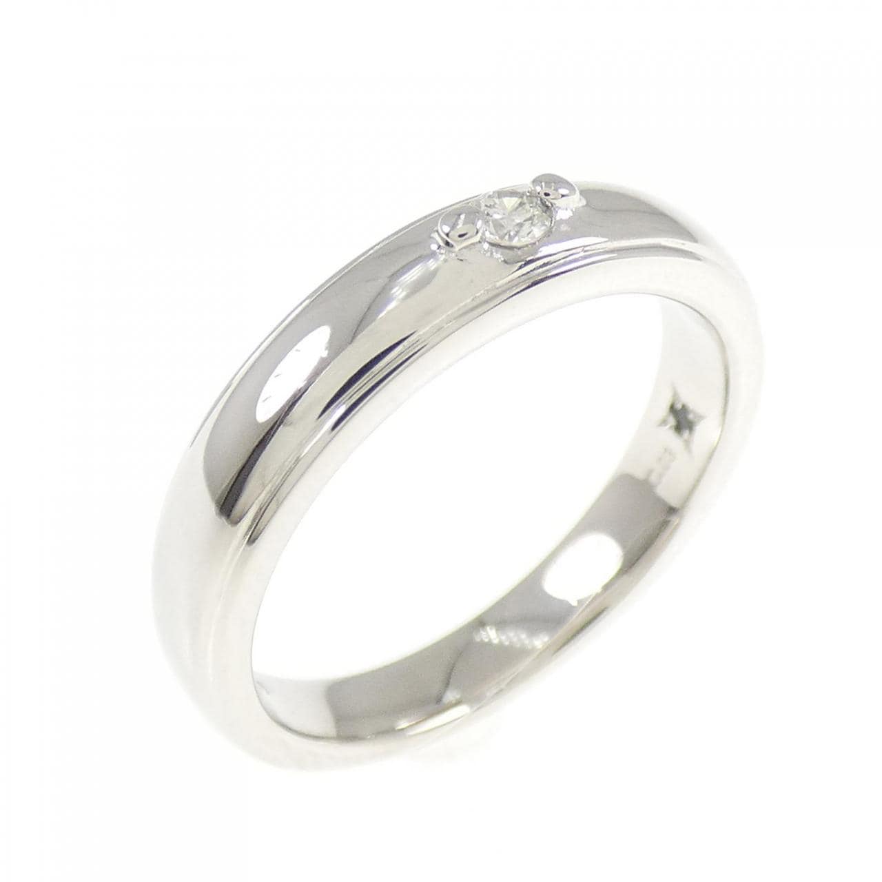 PT950 ダイヤモンド リング 0.03CT