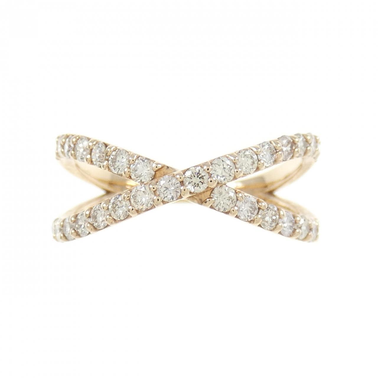 【新品】K18PG ダイヤモンド リング 0.52CT