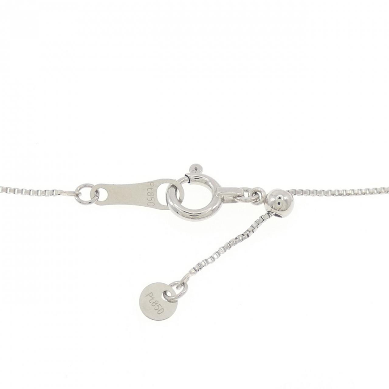 PT/PT850 Solitaire Diamond Necklace 0.321CT