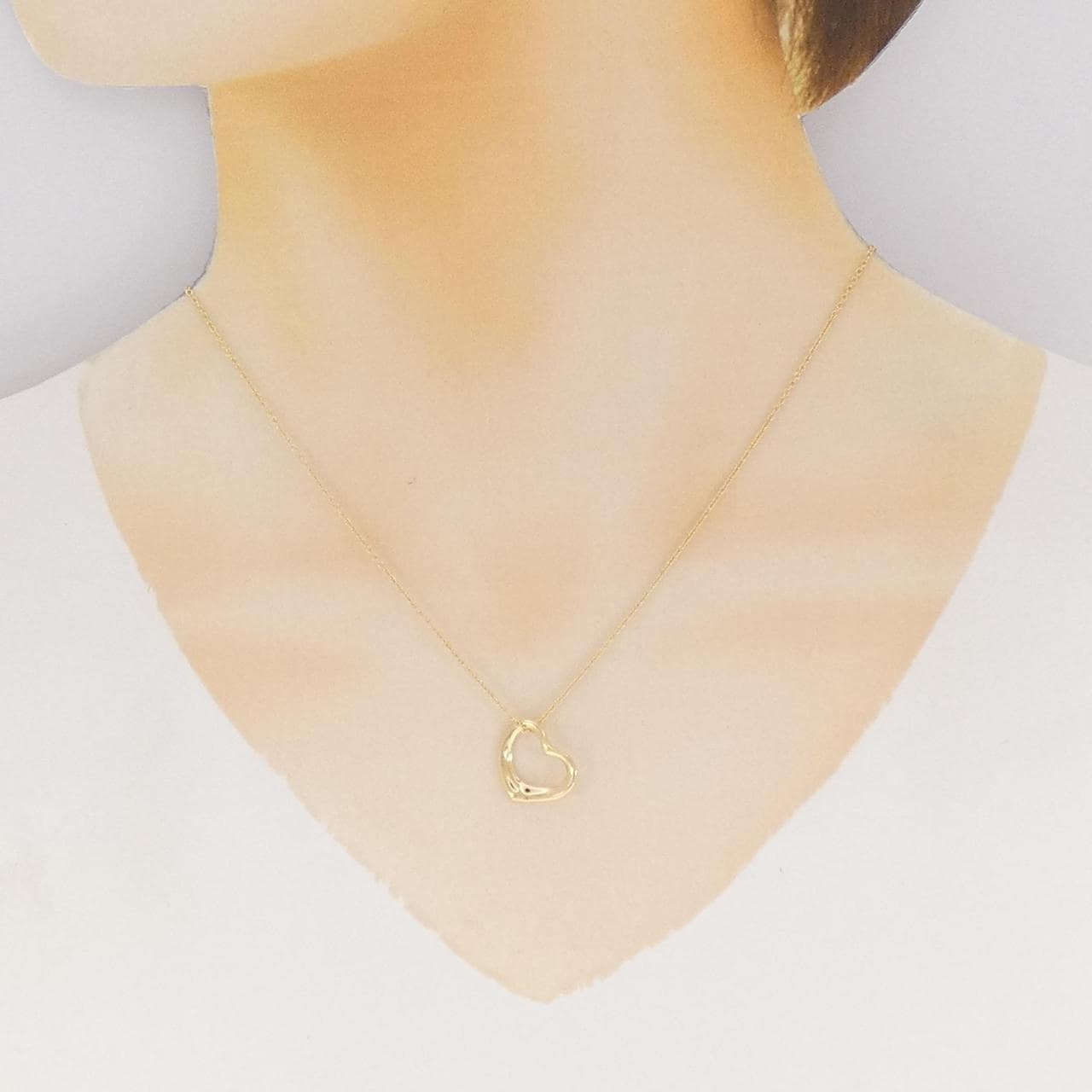 ティファニー オープンハート ネックレス