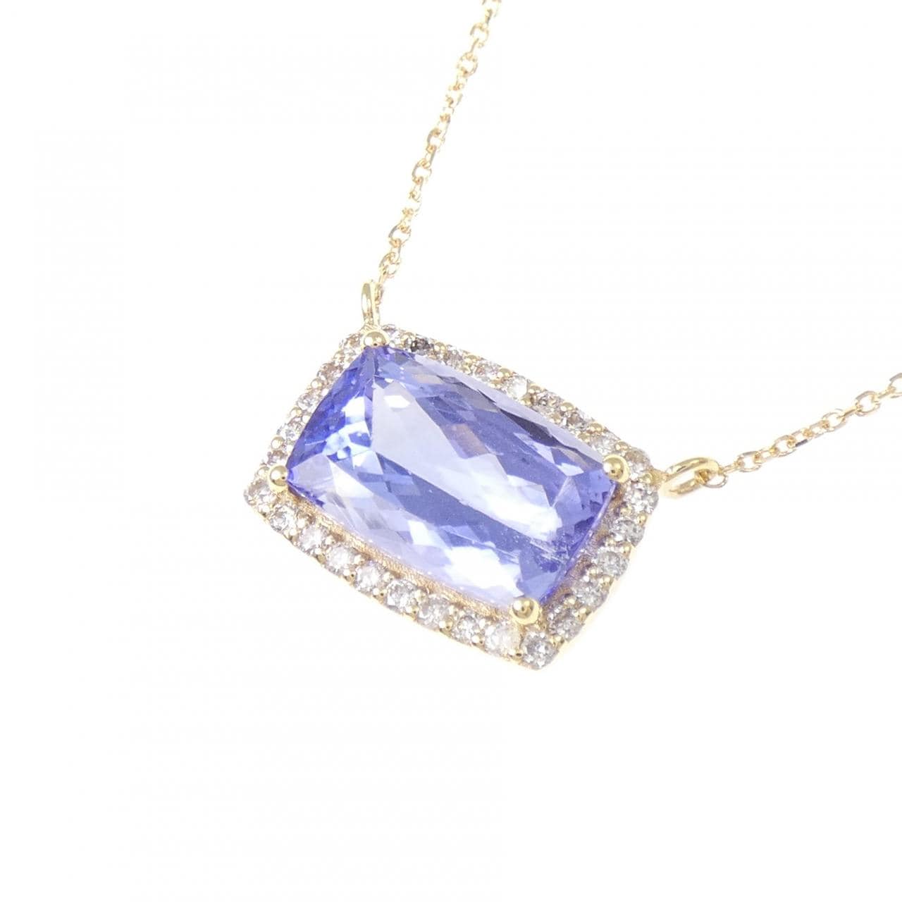 【新品】K18YG タンザナイト ネックレス