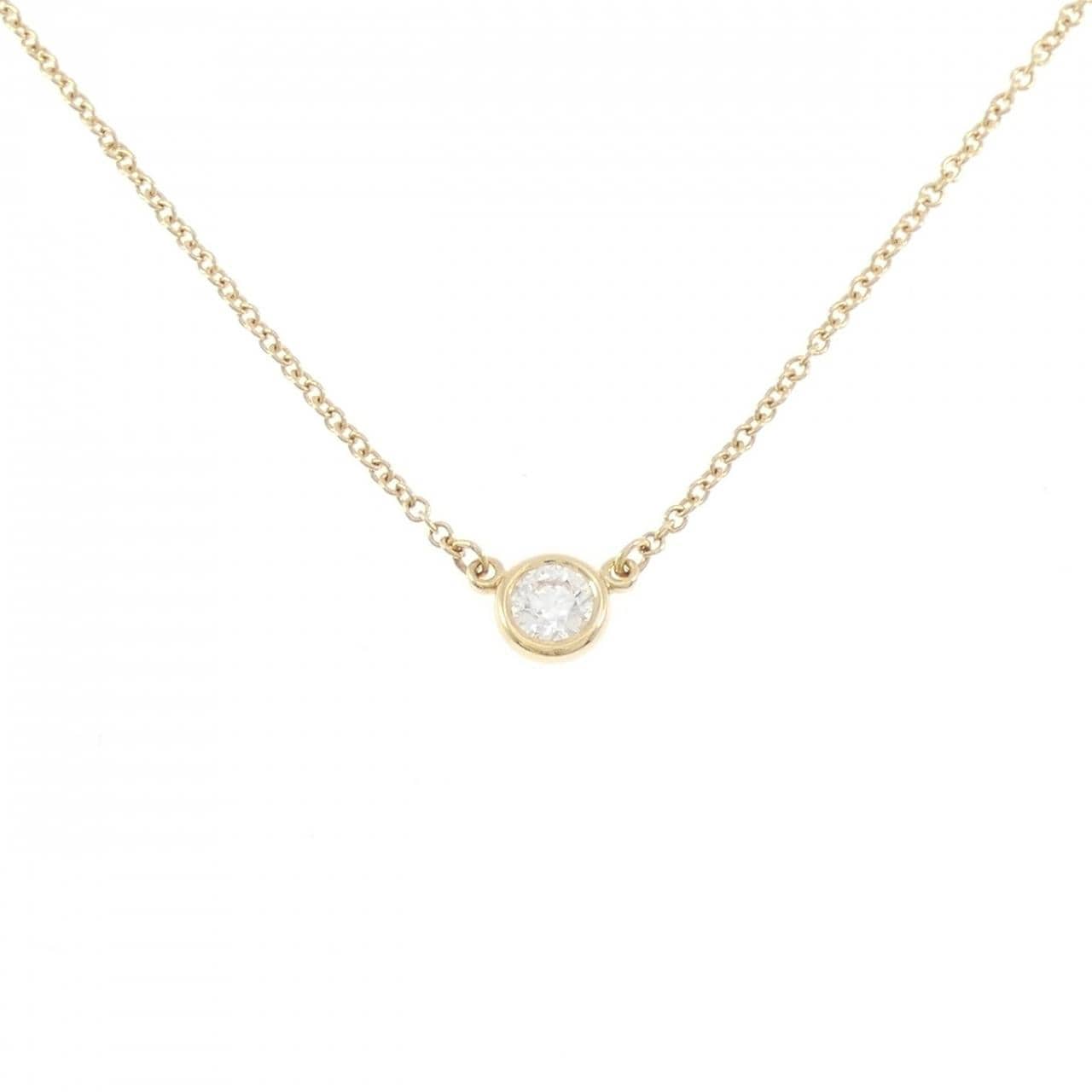 ティファニー バイザヤード ネックレス 0.18CT E VVS1 3EXT