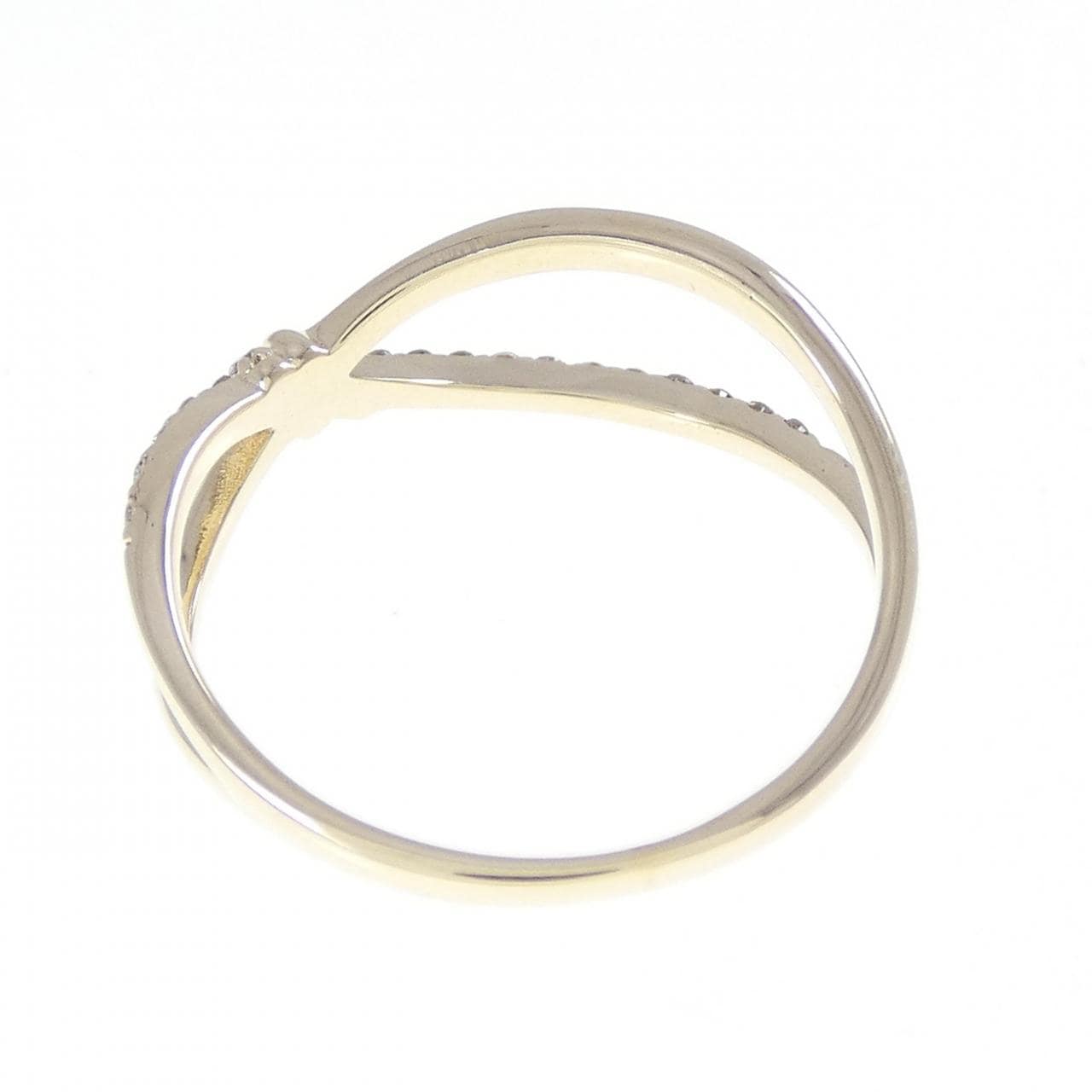 K10YG ダイヤモンド リング 0.10CT