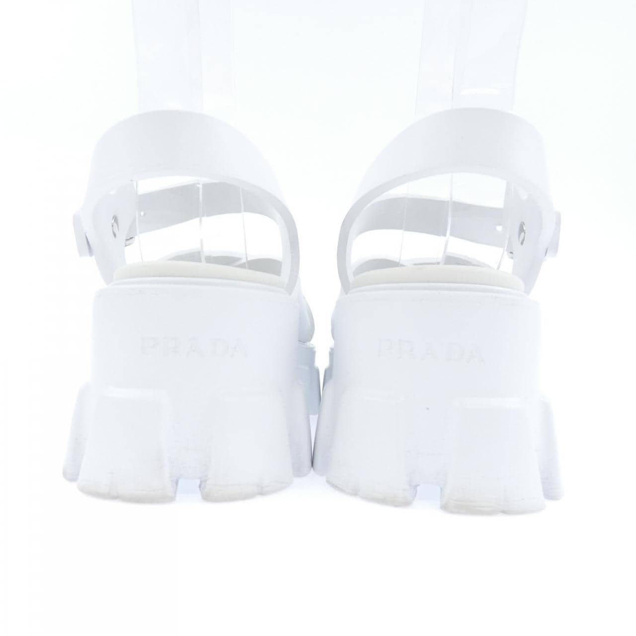 Prada PRADA Monolith Triangle Logo 1X382N涼鞋