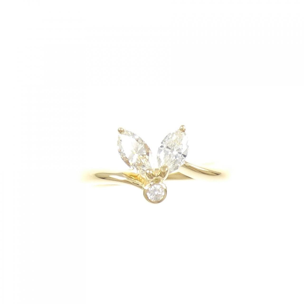 K18YG ダイヤモンド リング 0.52CT