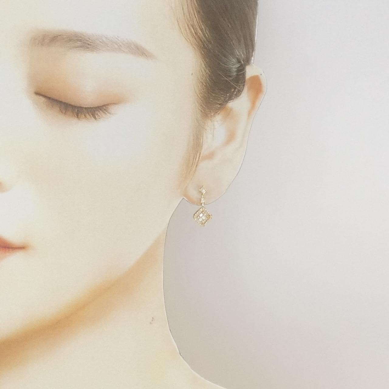 K18YG ダイヤモンド ピアス 0.60CT