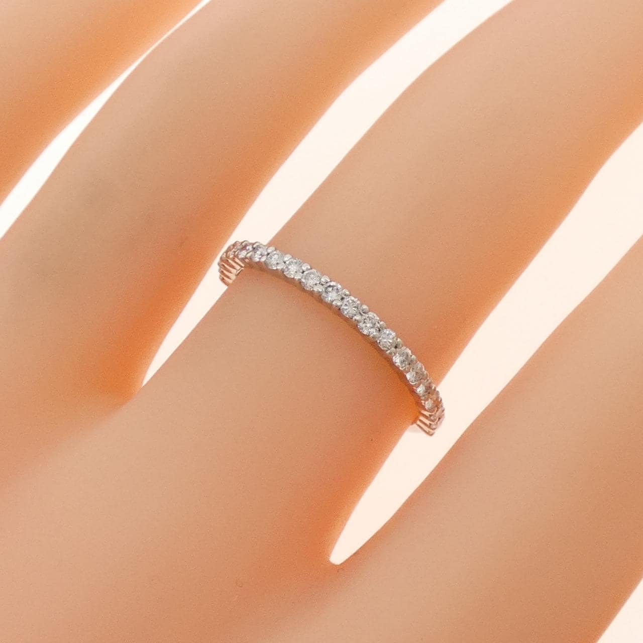 PT900 ハーフエタニティ ダイヤモンド リング 0.30CT