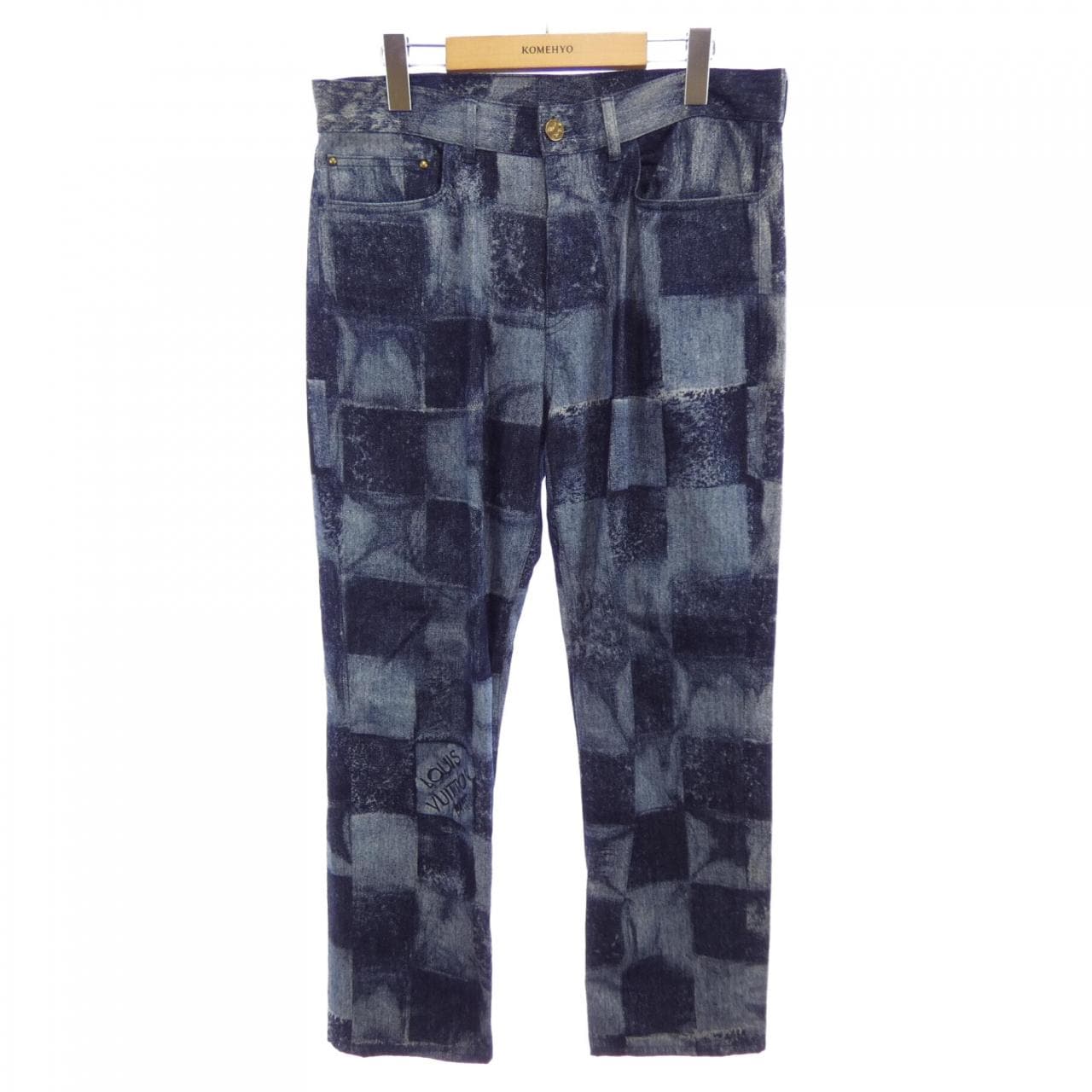ルイヴィトン LOUIS VUITTON ソルトプリントデニムパンツ HLD03WDR0 ジーンズ