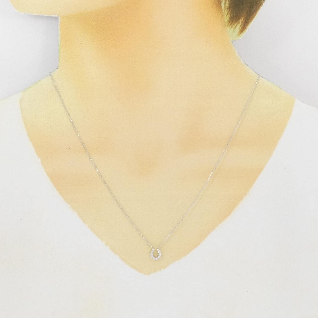 ヴァンドーム ダイヤモンド ネックレス 0.12CT