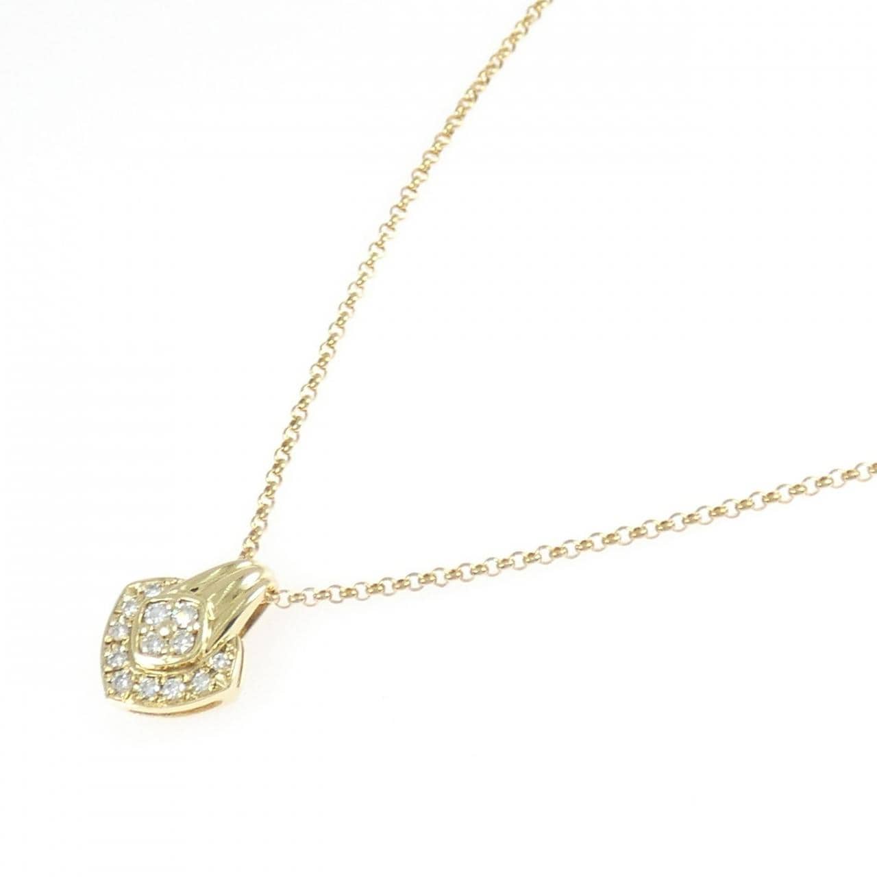 K18YG ダイヤモンド ネックレス 0.27CT