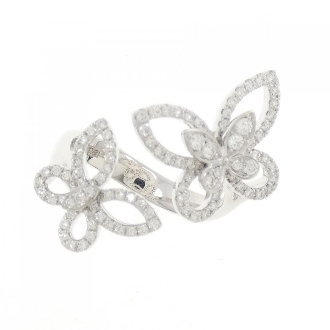 Graff Double Butterfly Silhouette Ring