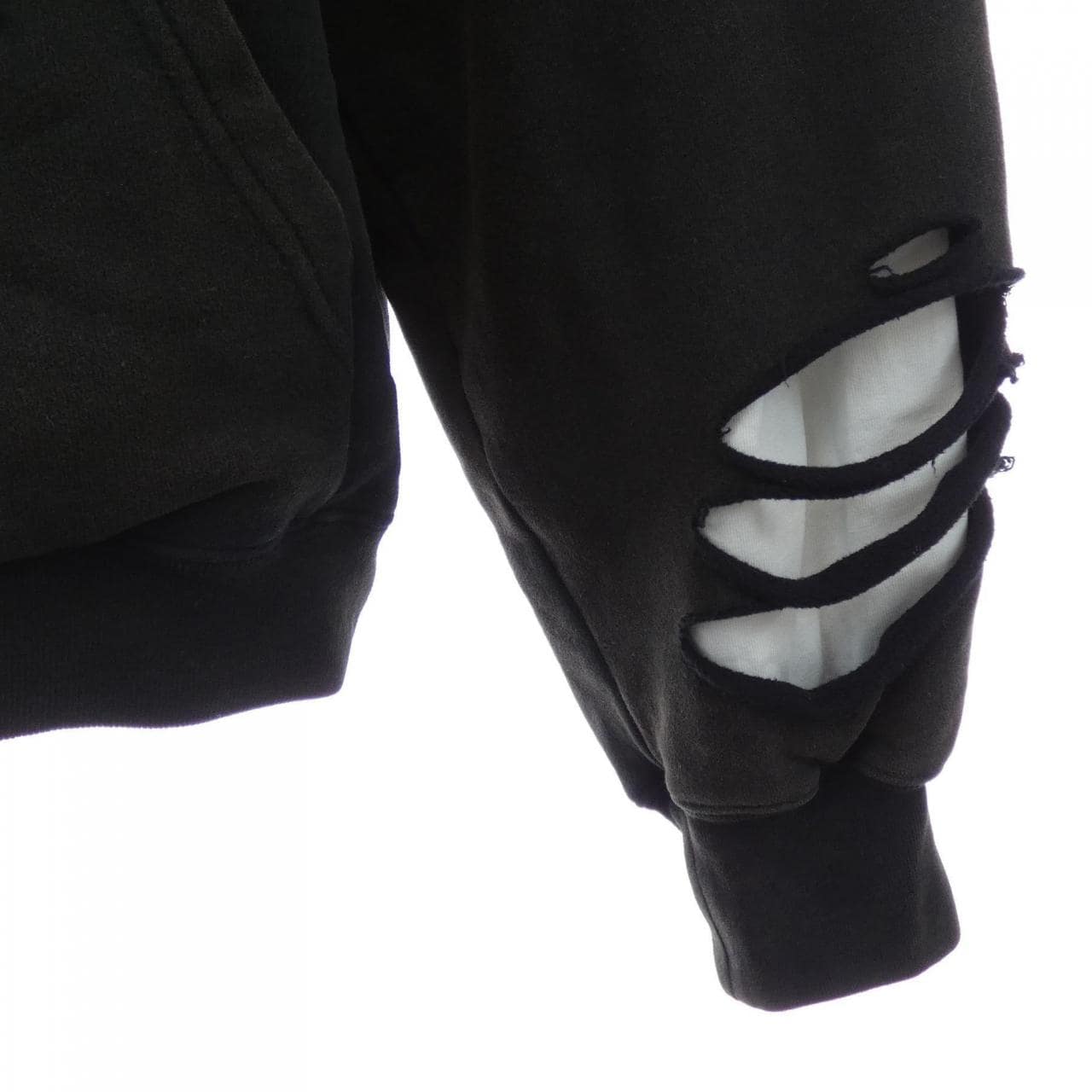 バレンシアガ BALENCIAGA キャップスデストロイドフーディープルオーバー 659403 TKVB6 UNISEX パーカー