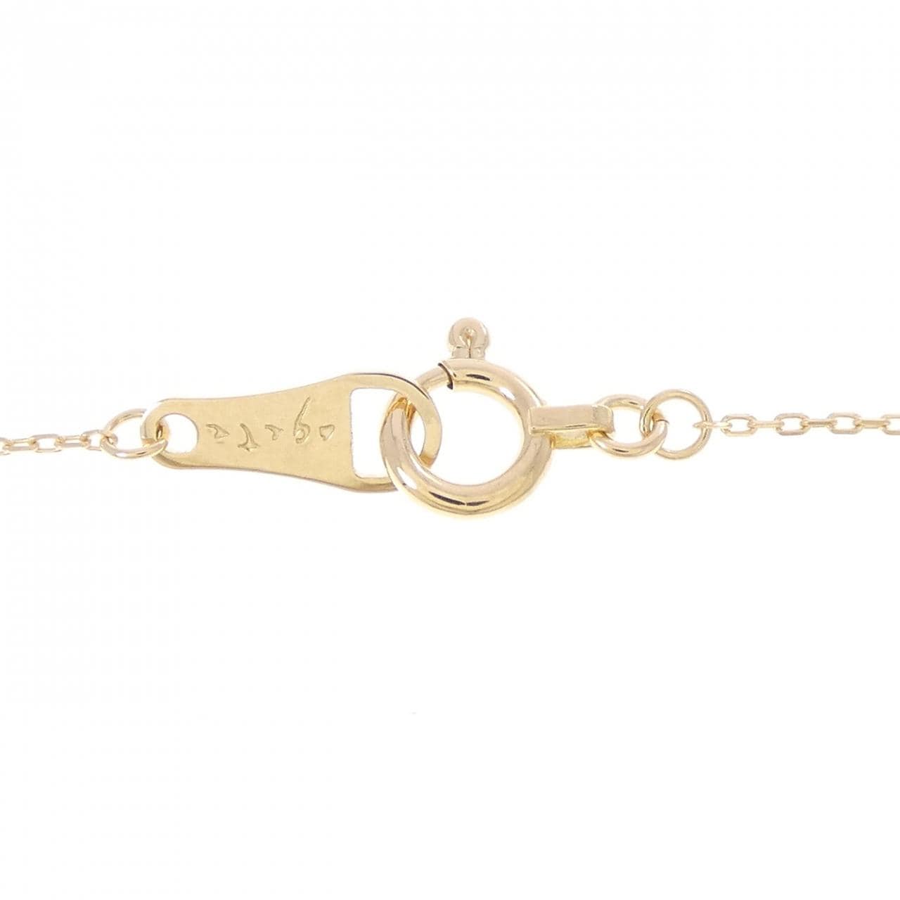 アガット ダイヤモンド ネックレス 0.05CT