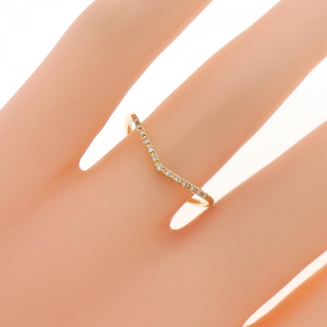 アガット ダイヤモンド リング 0.06CT