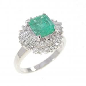 PT900 エメラルド リング 1.28CT
