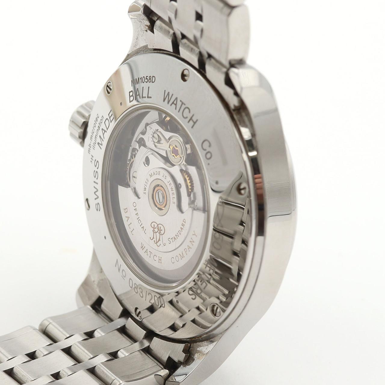 【ノーメンテナンス還元価格】ボール･ウォッチ トレインマスタークリーブランドエクスプレス JAPAN LIMITED NM1058D-S1CJ-BKGO SS 自動巻