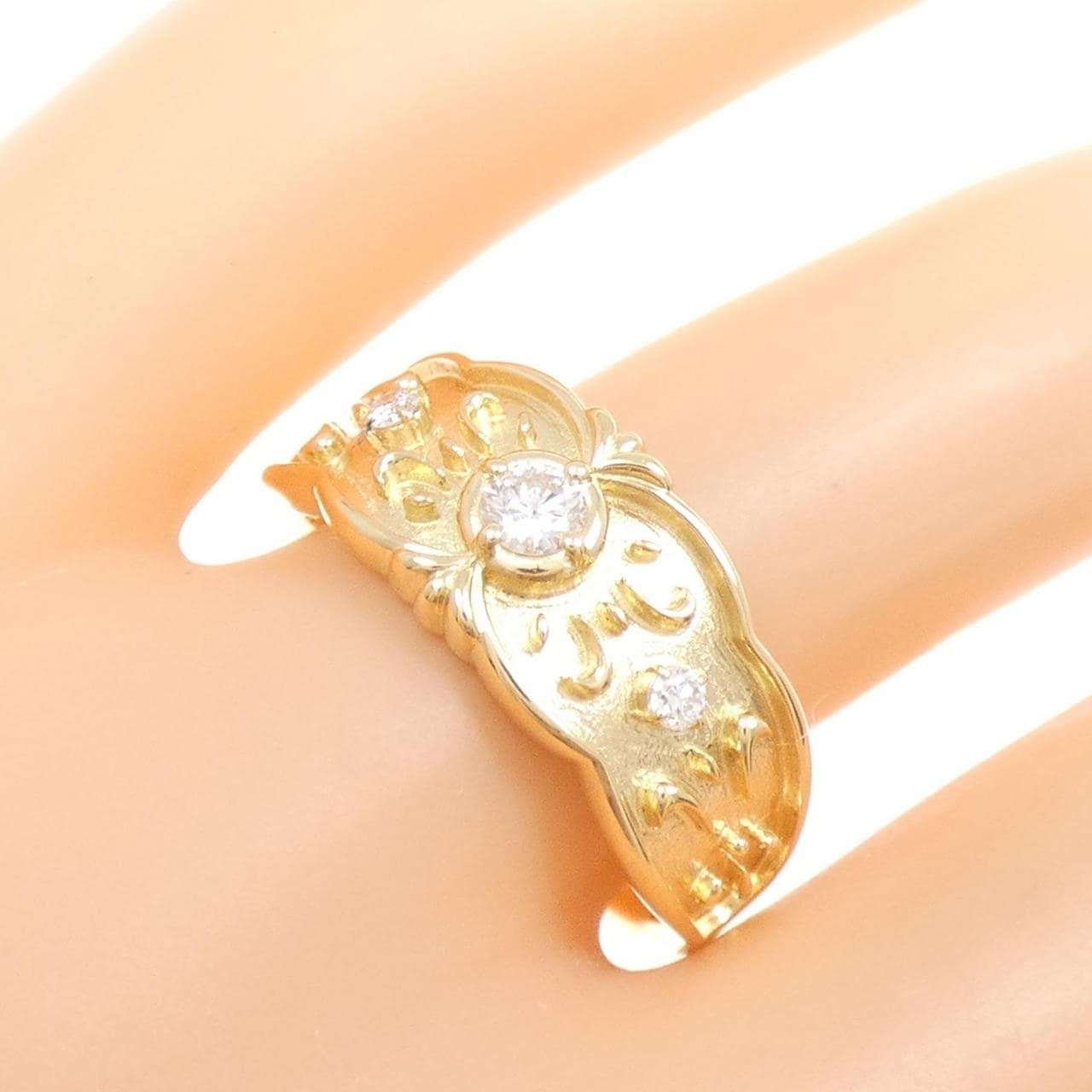 コメ兵｜K18YG ダイヤモンド リング 0.14CT｜ジュエリー｜リング ...