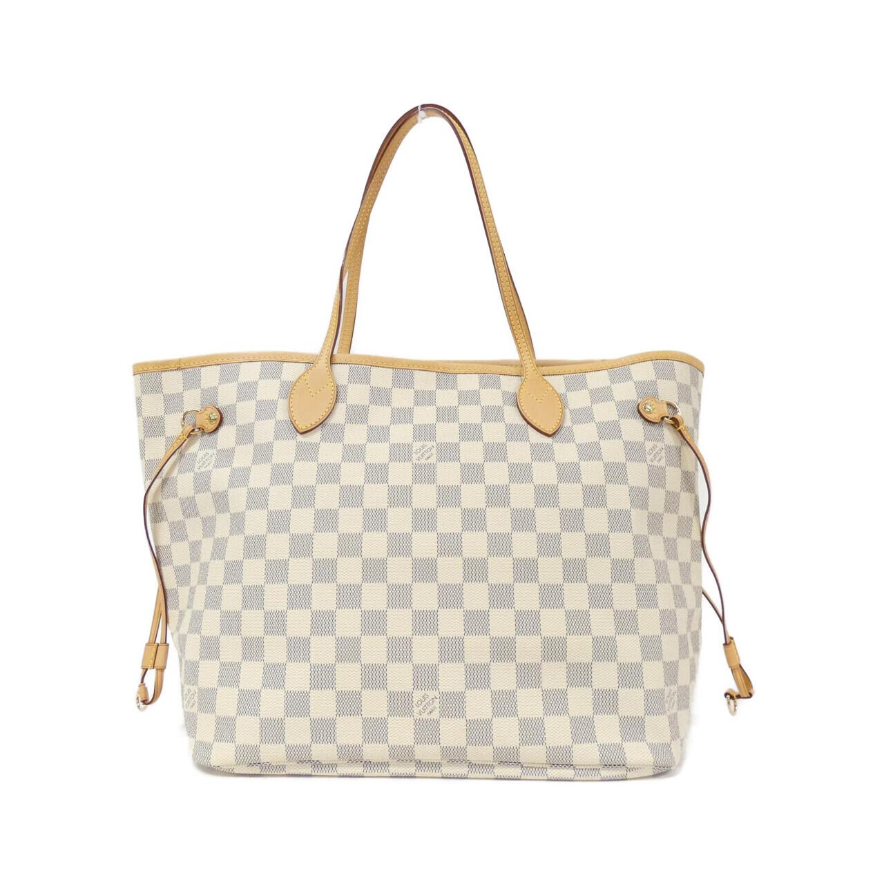 LOUIS VUITTON Damier Azure Neverfull 中号包 N51107