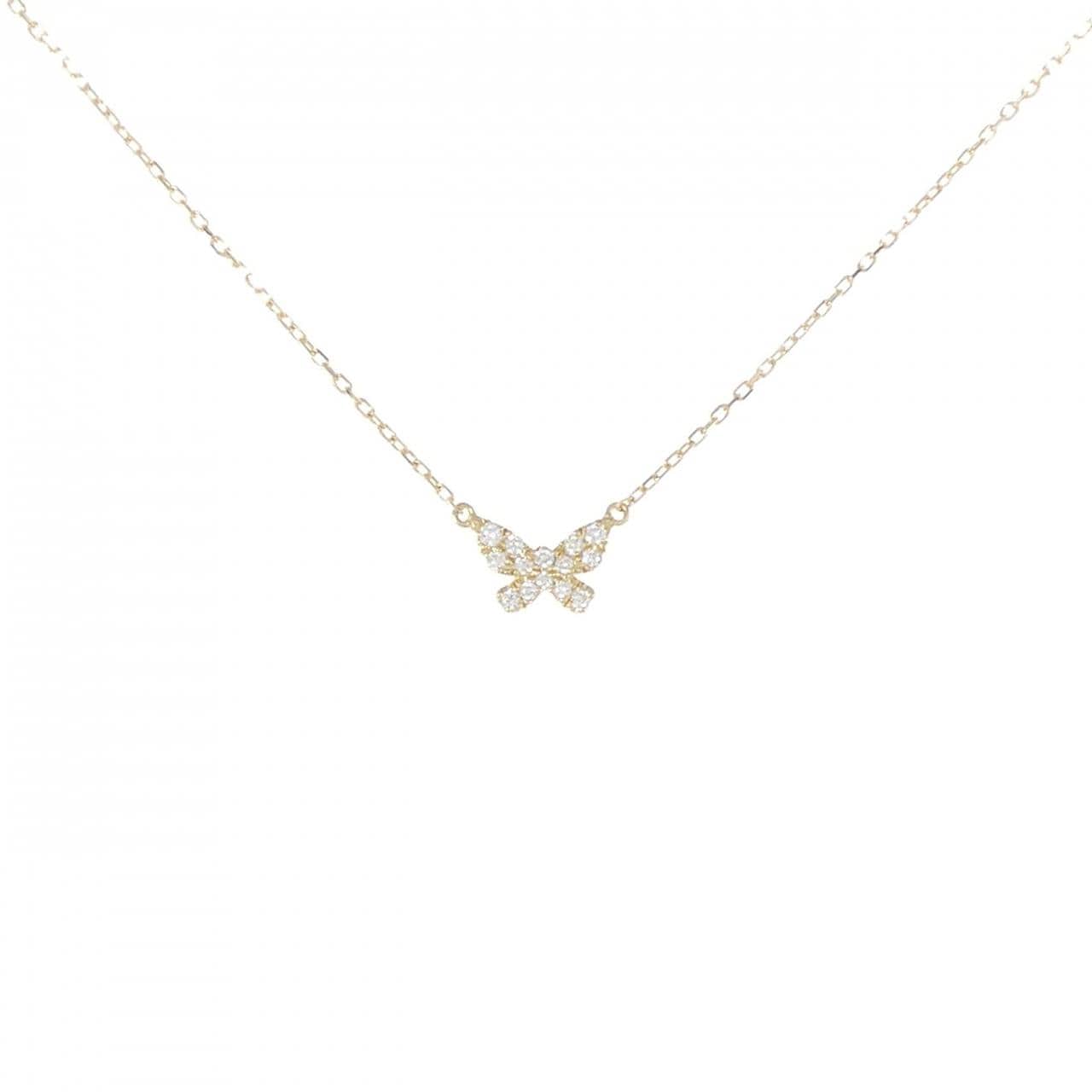 アーカー バタフライ ネックレス 0.06CT
