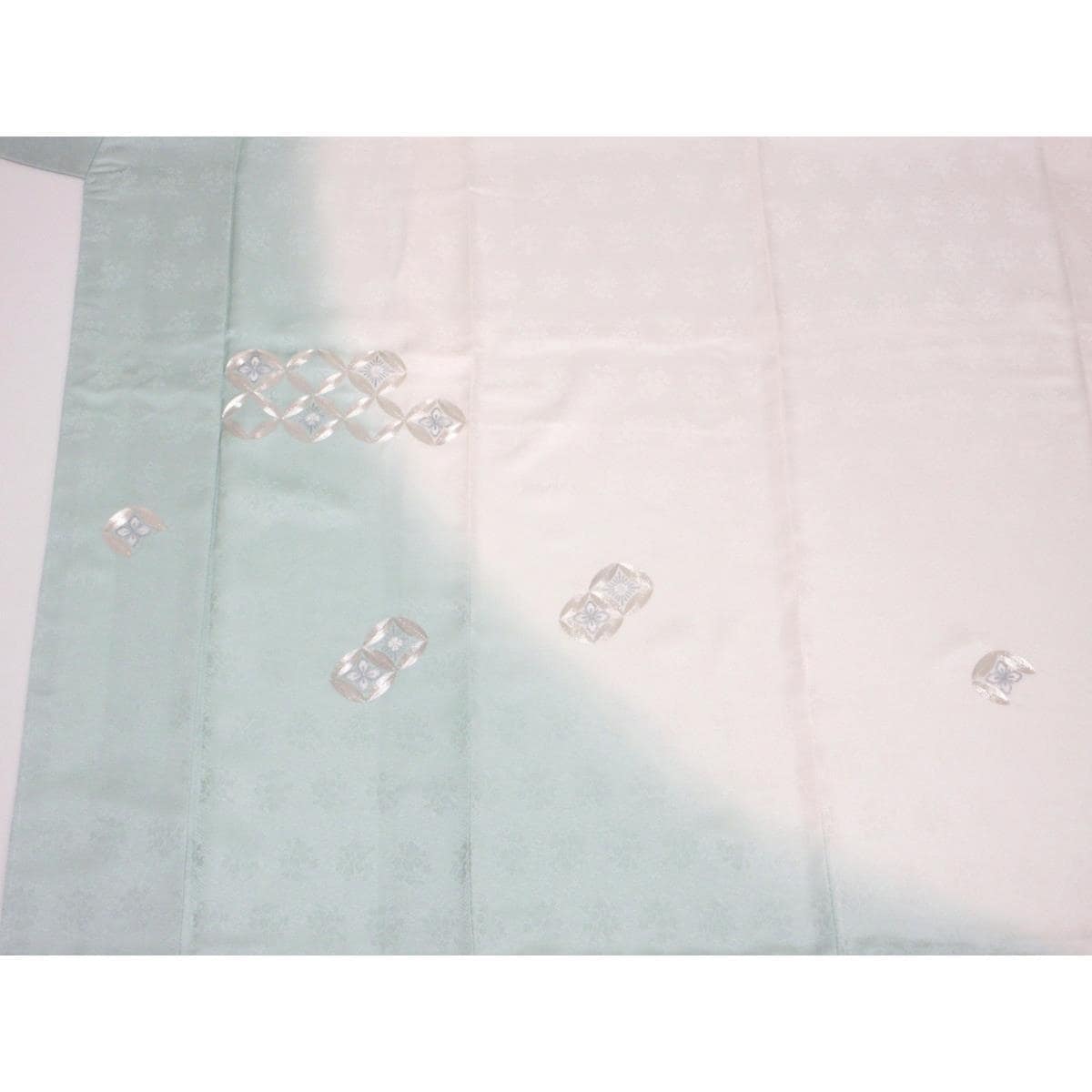 【未使用品】訪問着　ボカシ染　刺繍入り