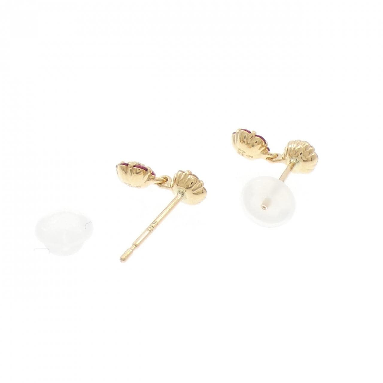 ポンテヴェキオ ルビー ピアス 0.12CT