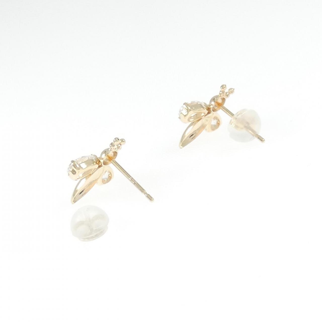 【新品】K10YG キュービック ピアス