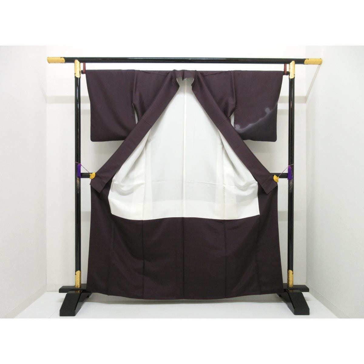 訪問着　紬織　市川純一郎