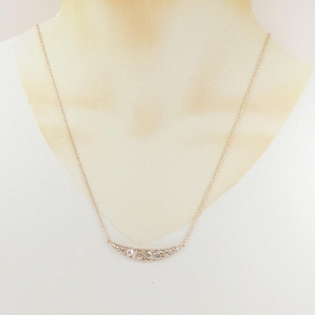 K18PG ダイヤモンド ネックレス 1.35CT