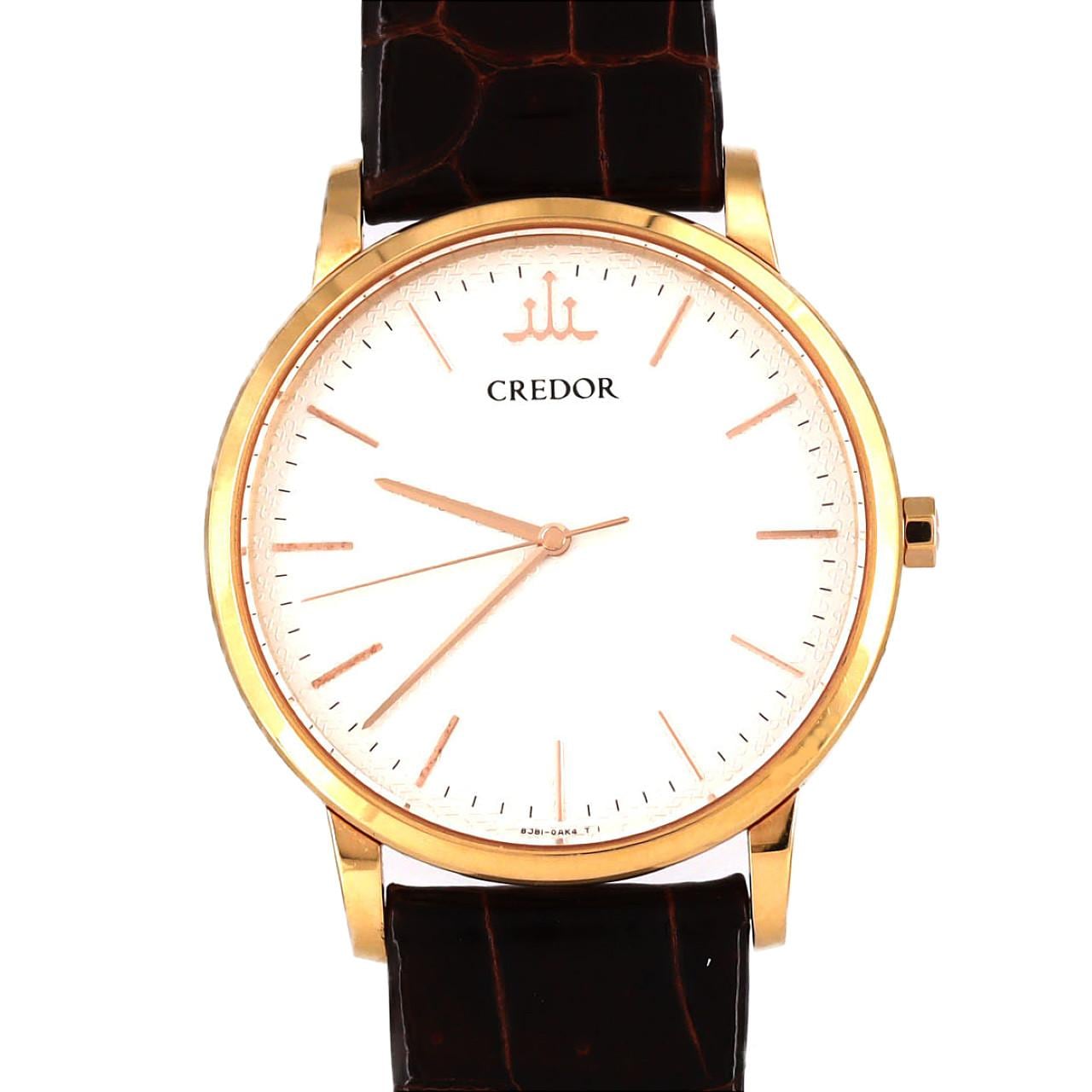 [No Maintenance Special Price] SEIKO Credor Signo PG 8J81-0AH0/GBAR016 PG/RG石英