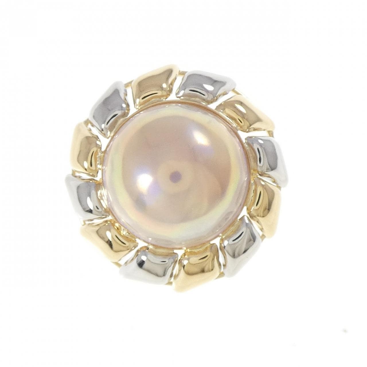 K18YG/PT900 マベパール リング