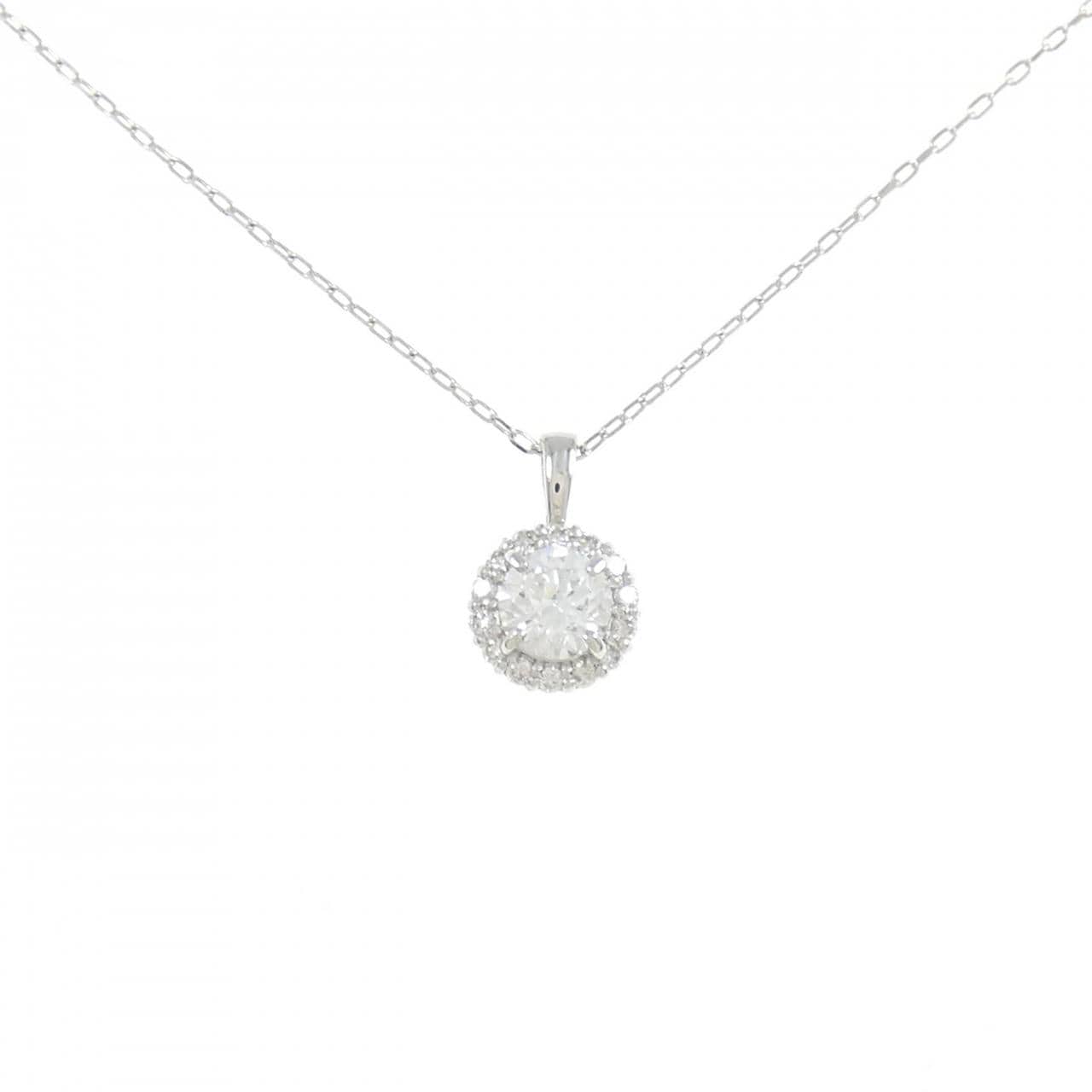 【新品】PT ダイヤモンド ネックレス 0.306CT G SI2 Good