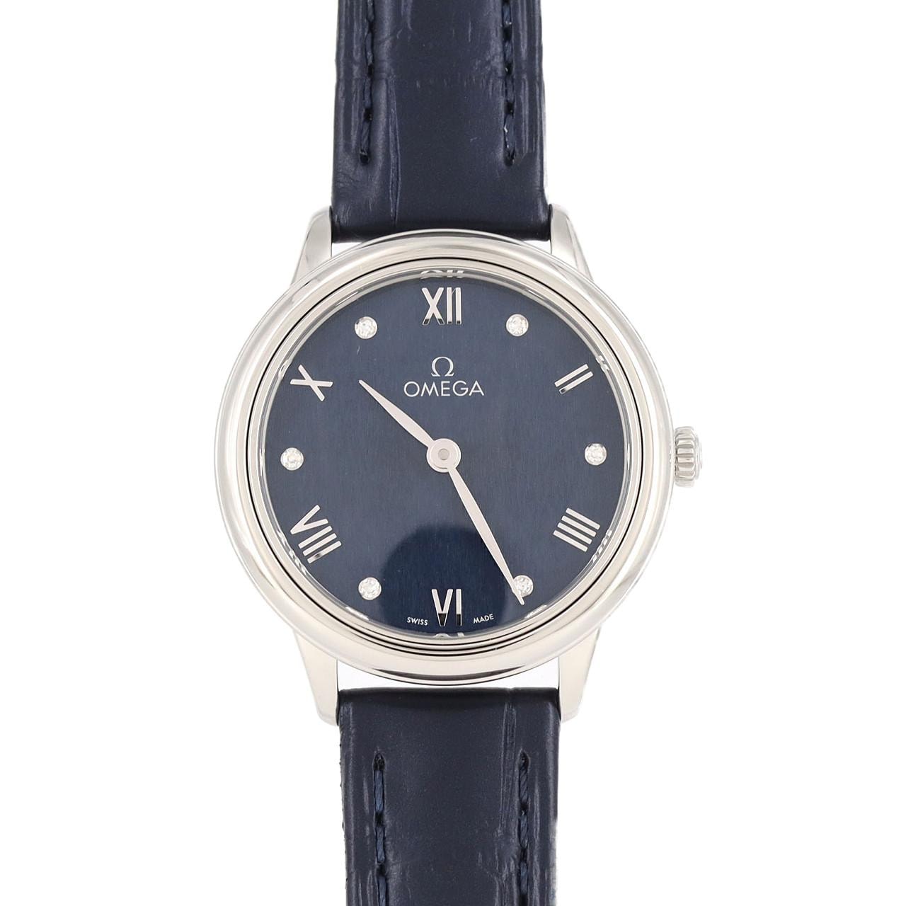 [新品] Omiga De Ville Prestige 6P 434.13.28.60.53.002 SS石英