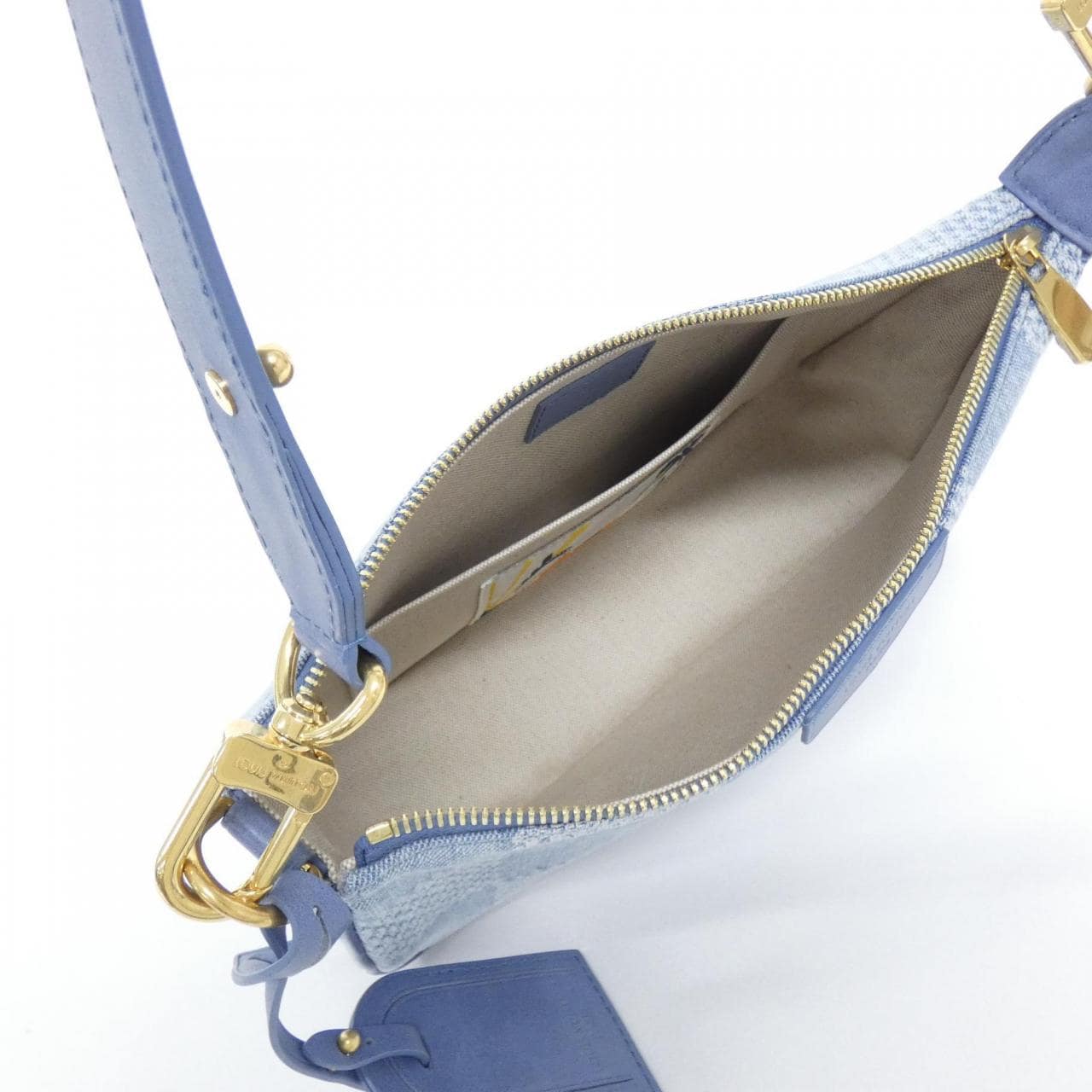 ルイヴィトン ダミエ デニム 3D ポシェット アクセソワール XL N00204 アクセサリーポーチ