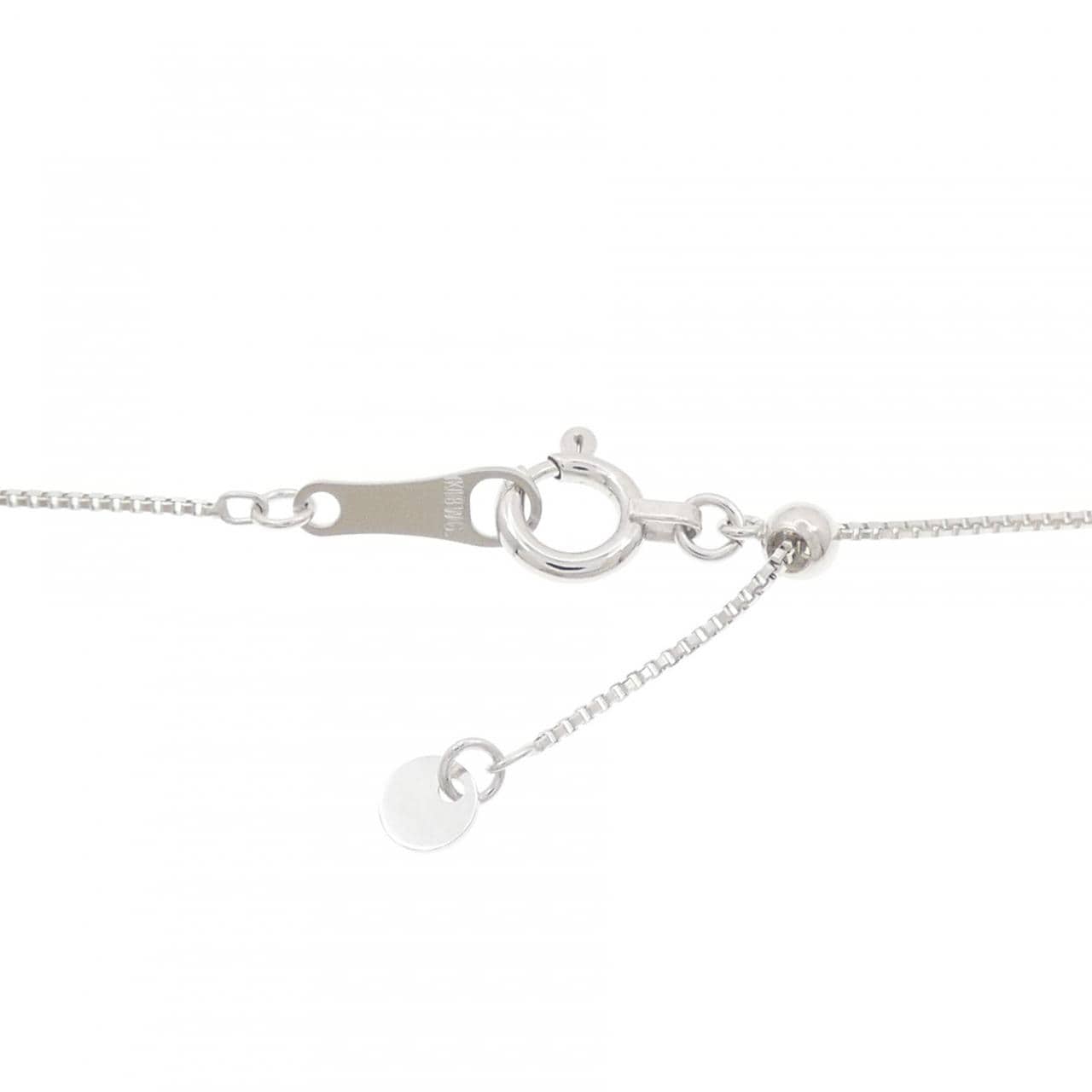 K18WG サファイヤ ネックレス 0.62CT