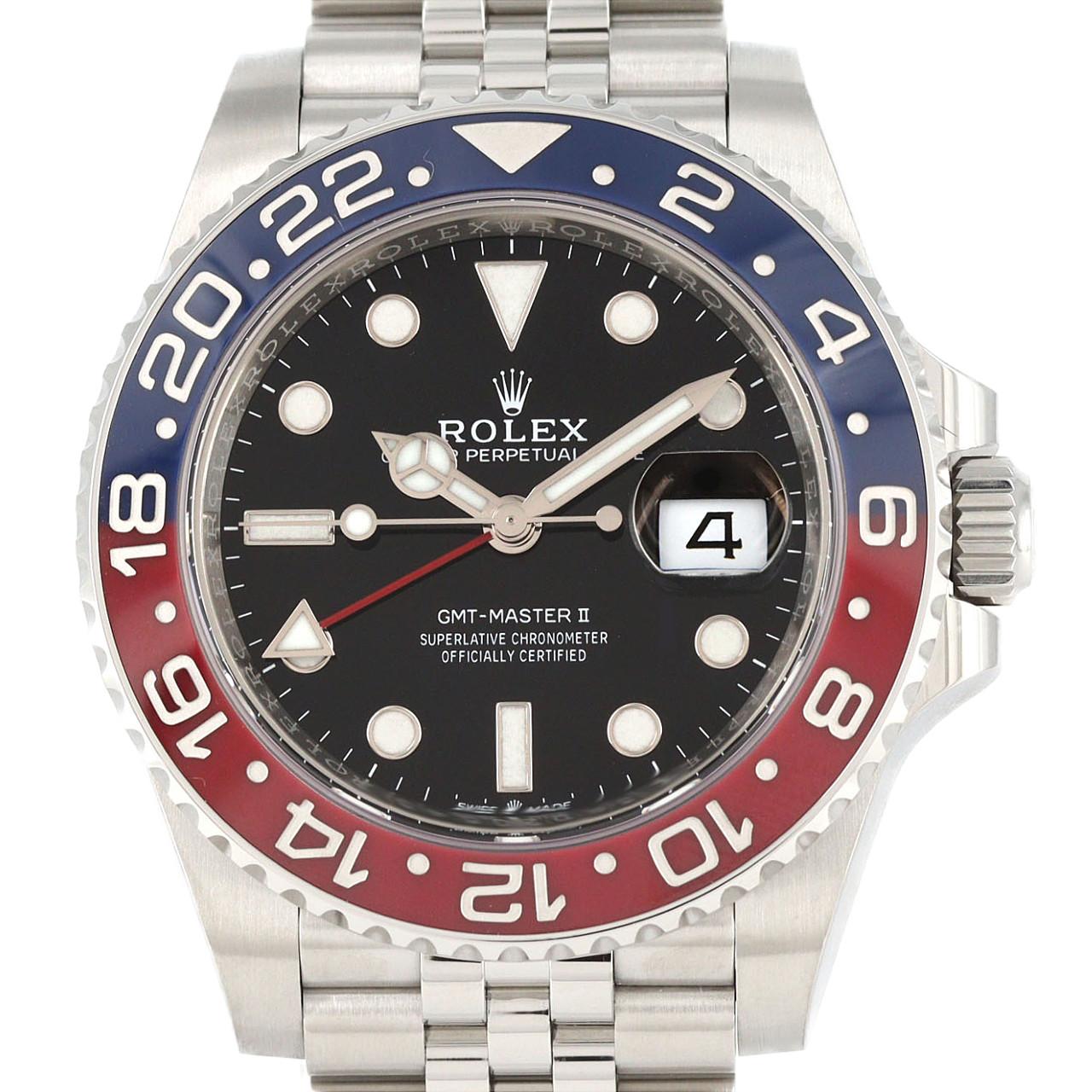 ロレックス GMTマスターⅡ 126710BLRO･5 SS 自動巻 ランダム番