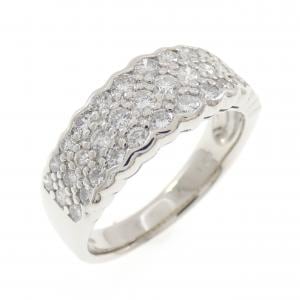 PT900 パヴェ ダイヤモンド リング 1.00CT