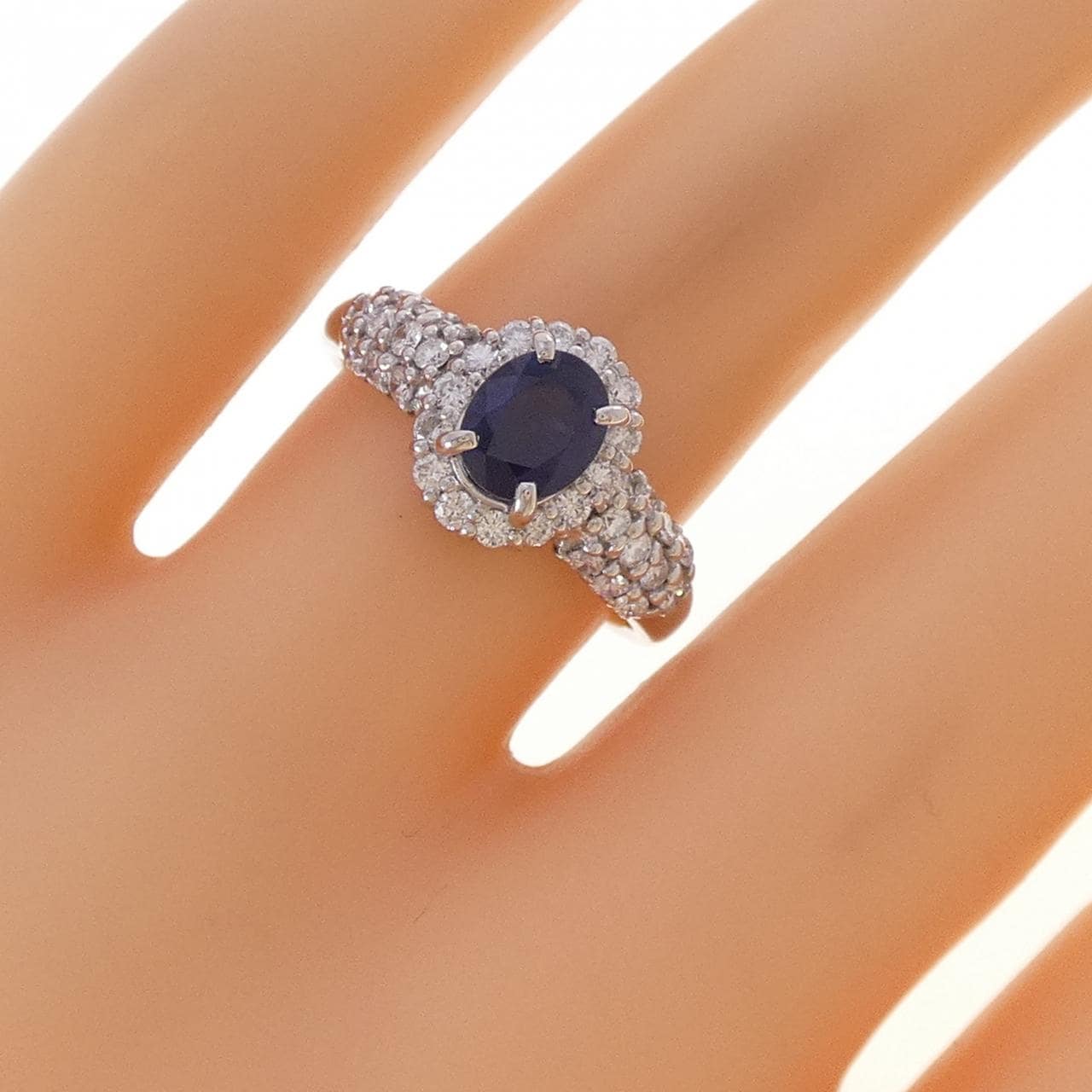 PT900 サファイヤ リング 0.90CT