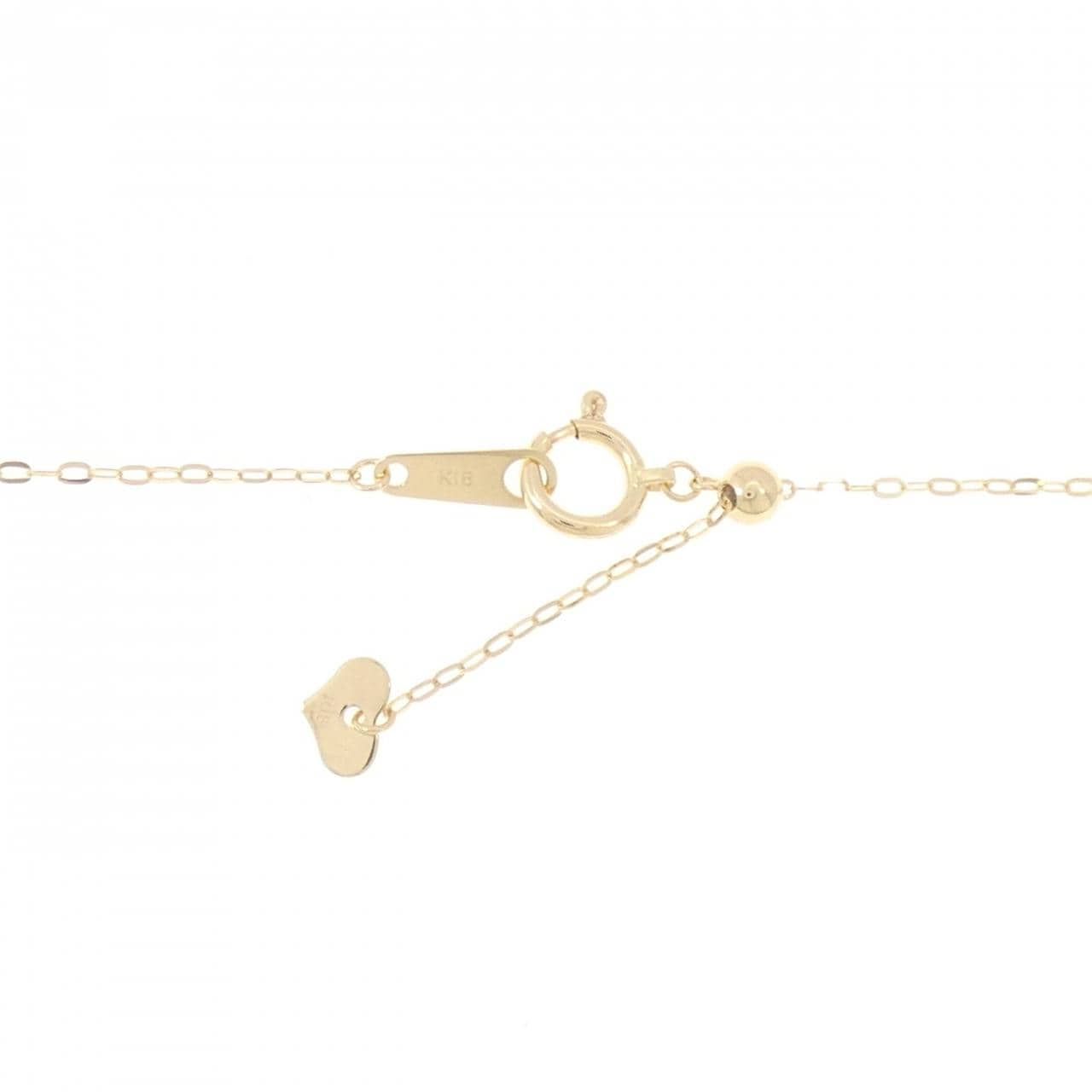 K18YG ダイヤモンド ネックレス 0.30CT