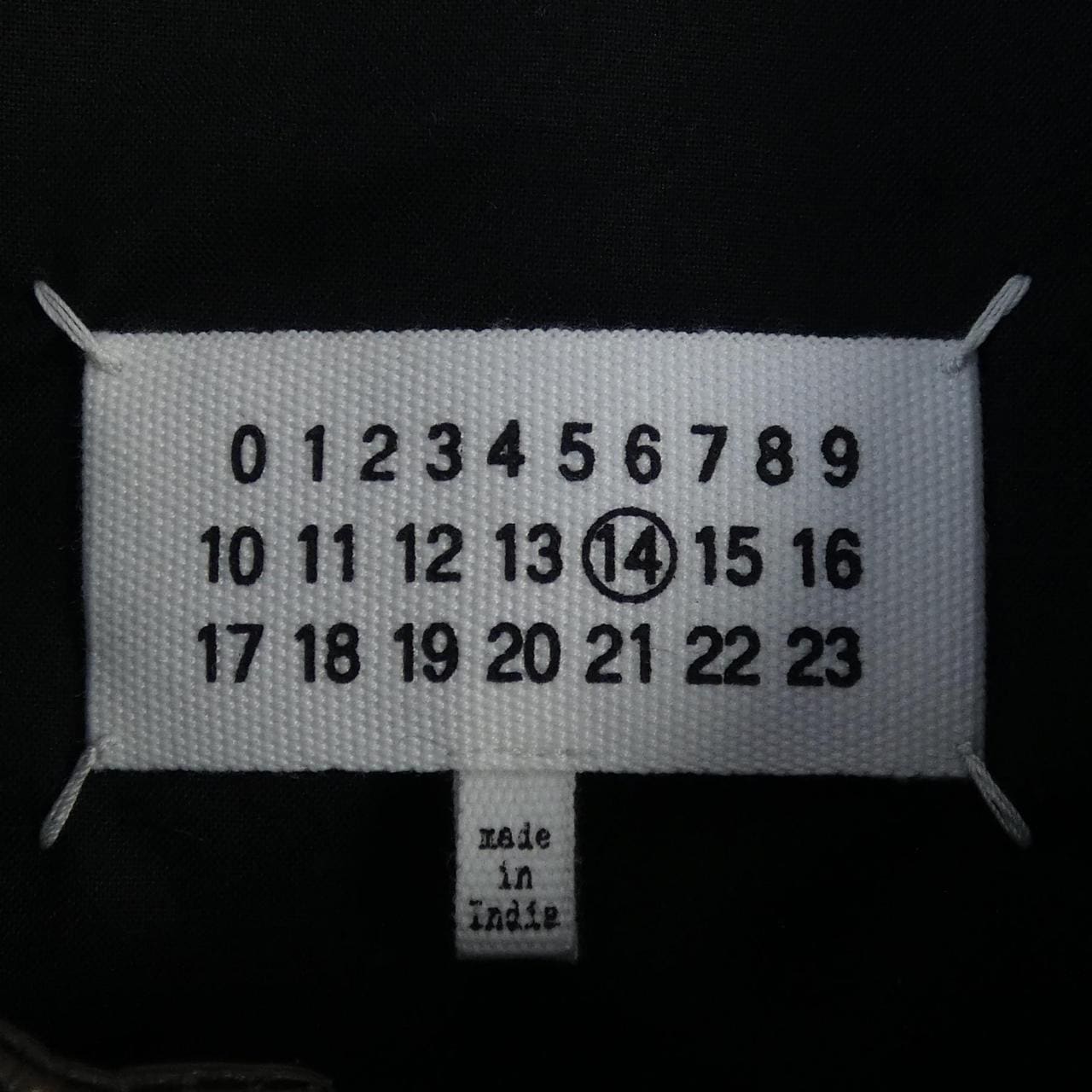 メゾンマルジェラ Maison Margiela ハの字 S50AM0489 レザーライダースジャケット