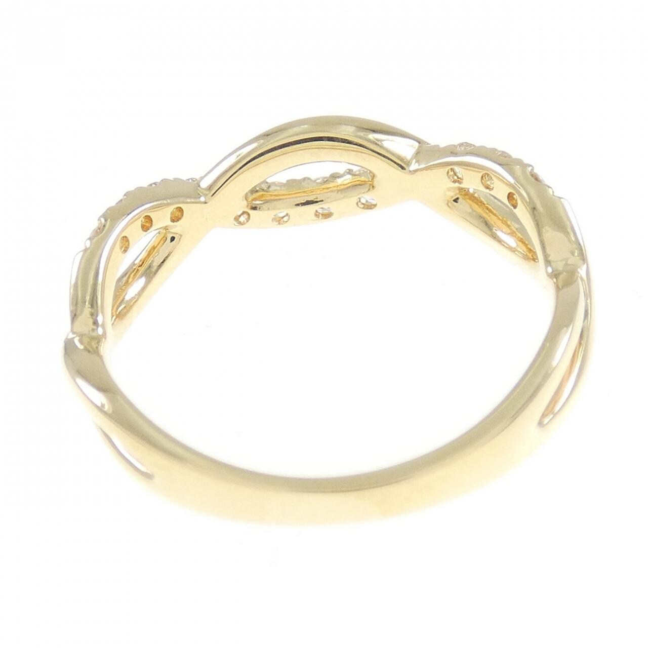 K18YG ダイヤモンド リング 0.25CT